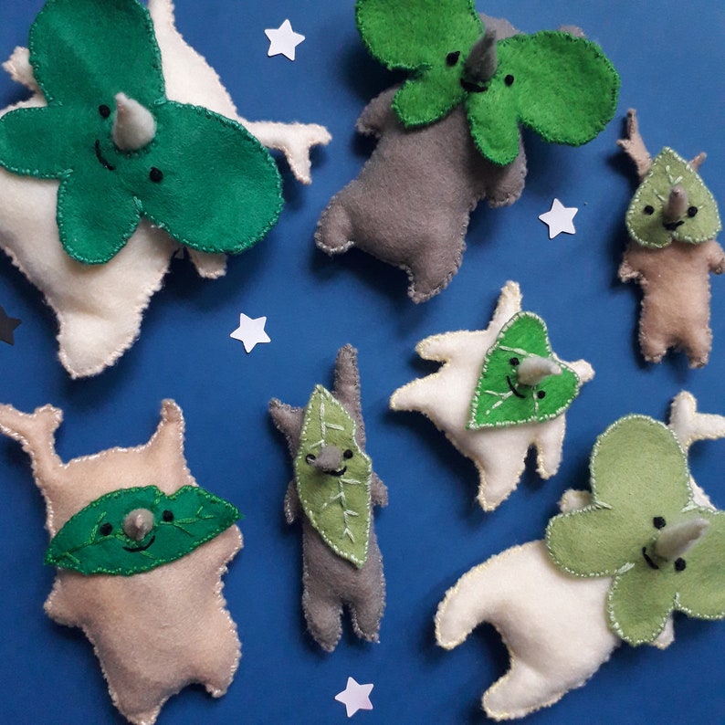 KOROK PLUSH Handmade Embroidered Felt Plushies | Etsy