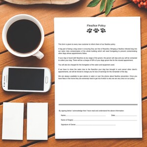 Flea/Lice Policy A4 - Instant Download