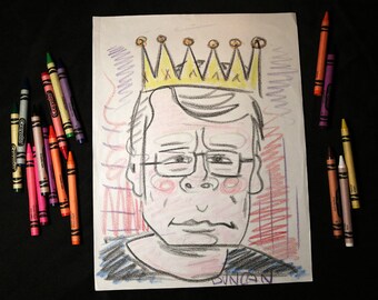 EL REY ESTEBAN, dibujo de Duncan