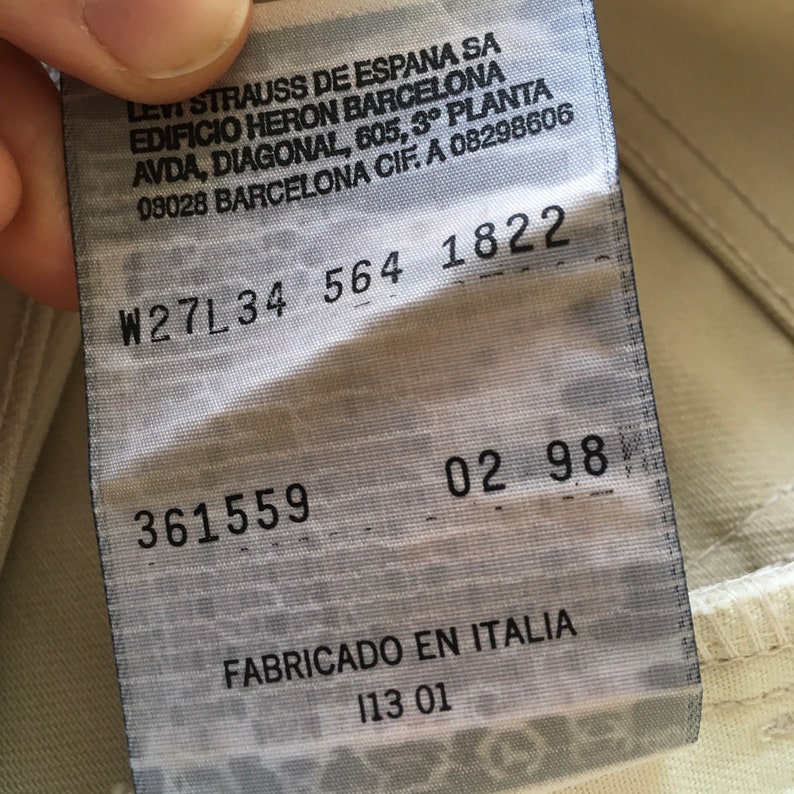 Levi's staprest for gals . 27/34 . sz XS . deadstock . Etsy