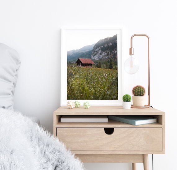 Switzerland Photography | Lauterbrunnen | Nature Photography | Landscapes | Swiss Alps | Rustic Decor | Travel Inspired | Home Decor | Print