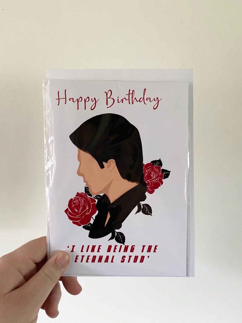 Vampire Diaries Damon birthday card b day card greetings card Etsy