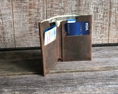 Personalized Bifold Wallet, Wallet for him, Birthday gift, leather card wallet, Wallet for Boyfriend