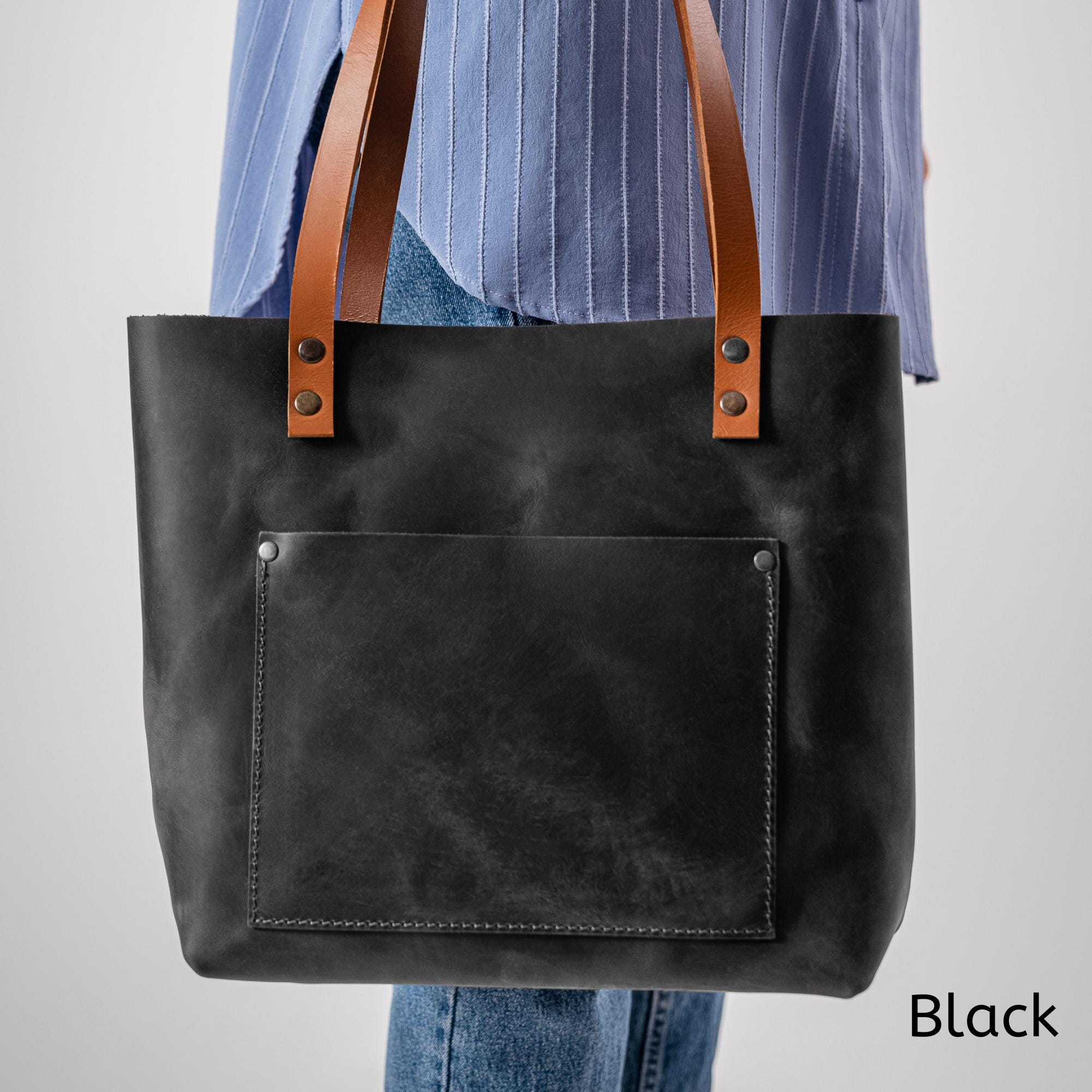 Leather Tote Bag Etsy Canada