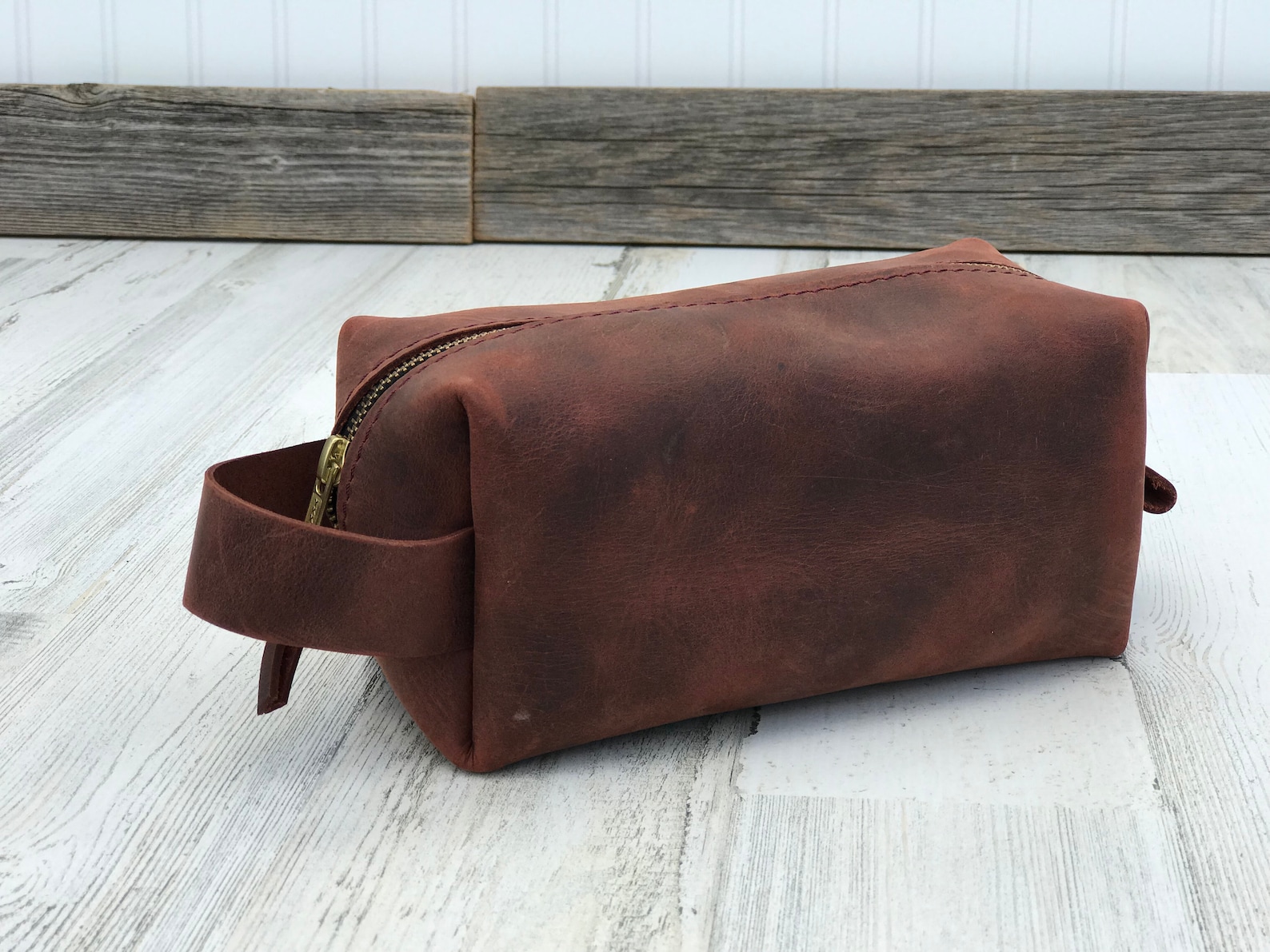 Mens Leather Toiletry Bag Monogrammed Toiletry Bag - Etsy UK