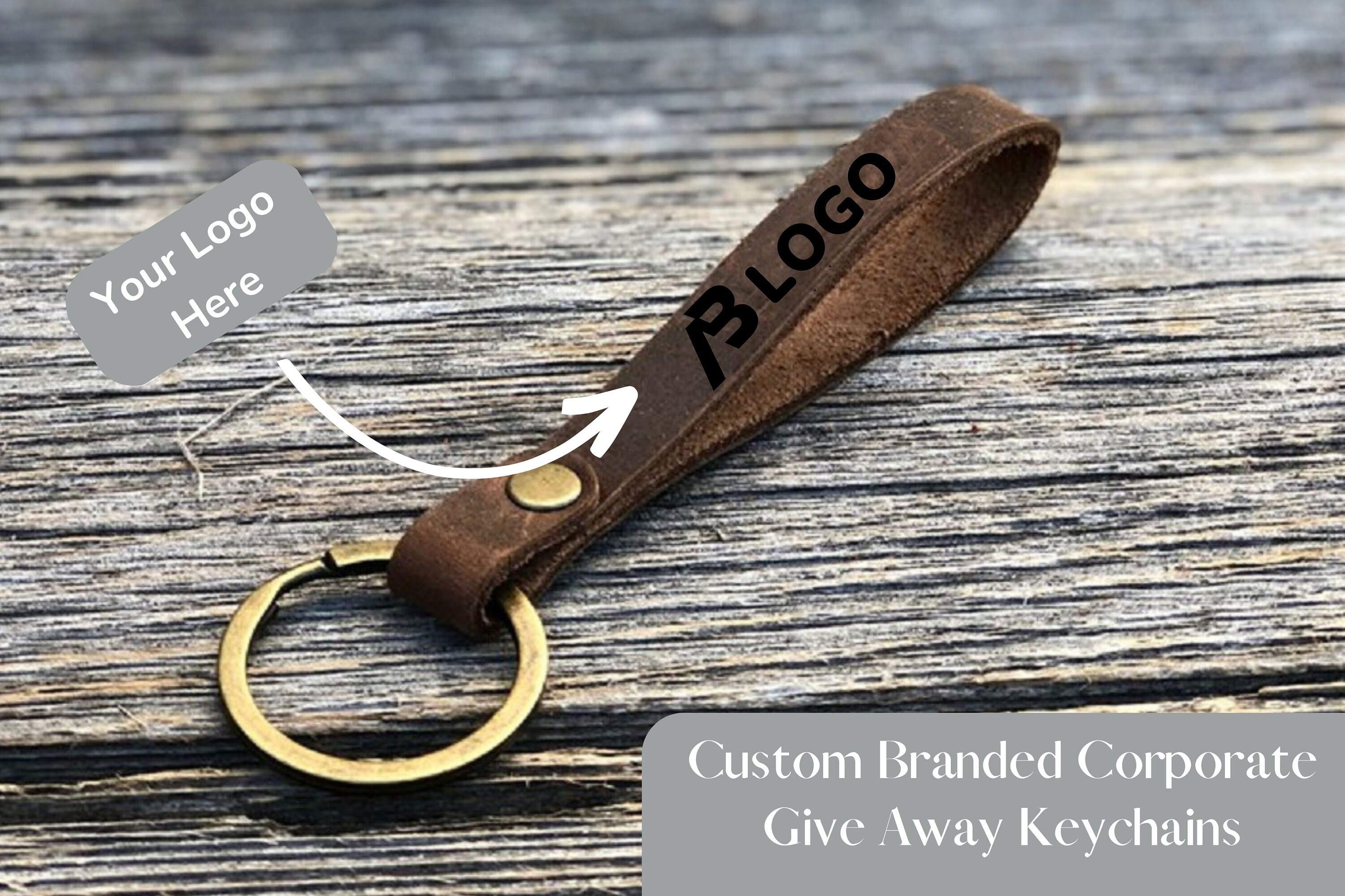 Personalized Slim Leather Keychain, Custom Name Keychain Personalized Slim Leather Keychain, Custom Name Keychain
