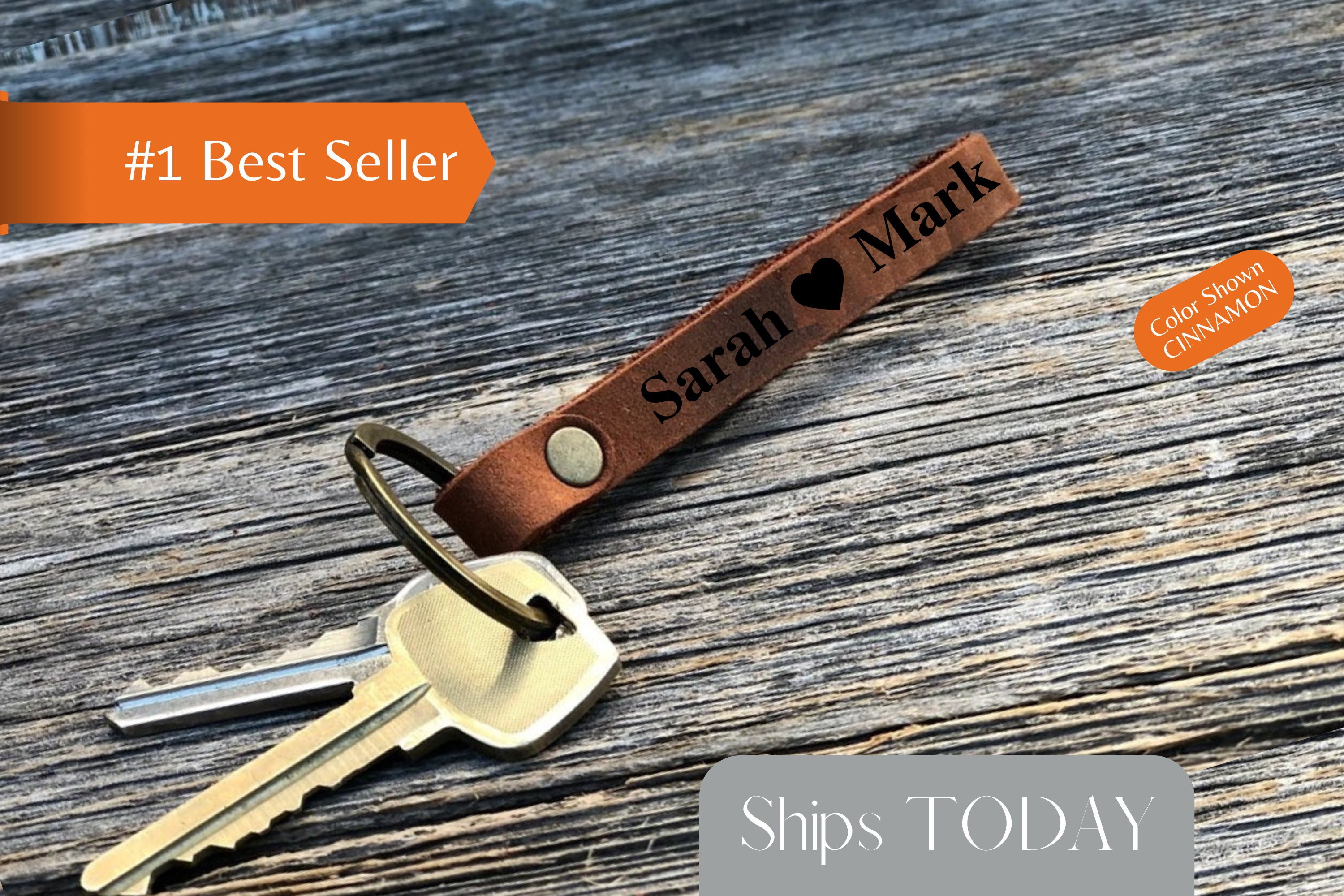 Personalized Slim Leather Keychain, Custom Name Keychain Personalized Slim Leather Keychain, Custom Name Keychain