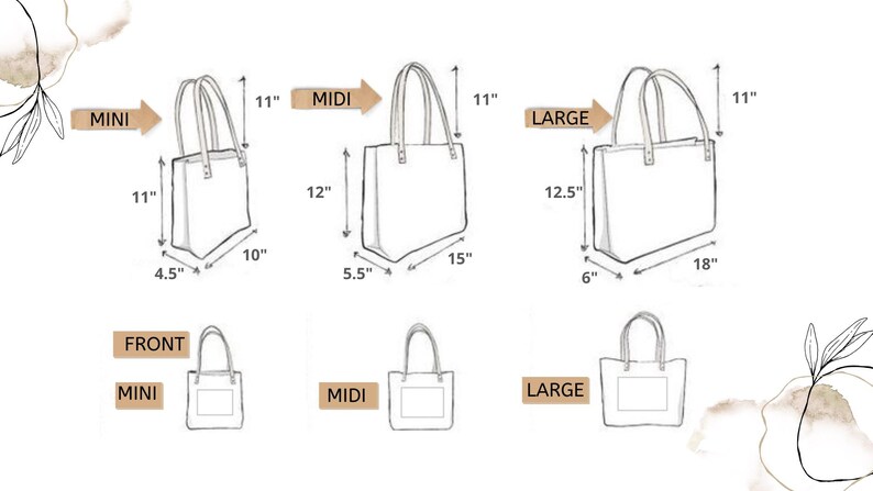 Personalized Distressed Leather Tote Bag – Women’s Leather Shoulder Bag, Laptop Tote with Pockets, Gift for Her image 14