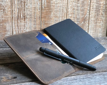 Leather Journal Cover, Personalized Moleskine Planner, Refillable Leather Notebook, Personalized Full Grain Leather Journal