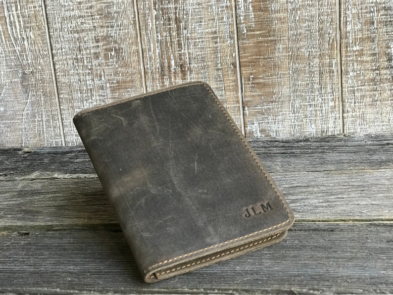 Leather Journal Cover, Personalized Moleskine Planner, Refillable Leather Notebook, Personalized Full Grain Leather Journal image 7