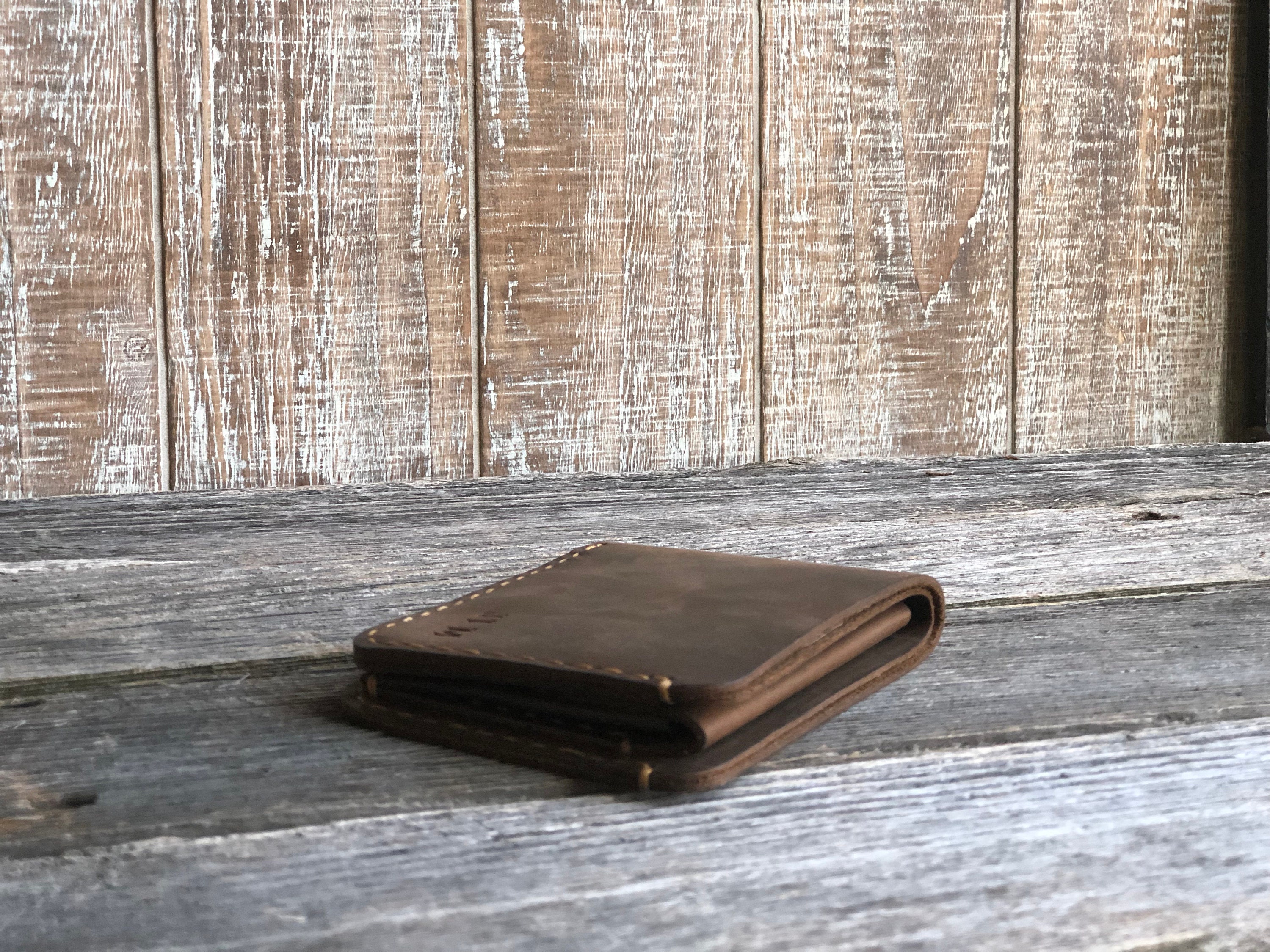 Mens Wallet With Coin Pocket Mens Coin Wallet Personalized Etsy UK