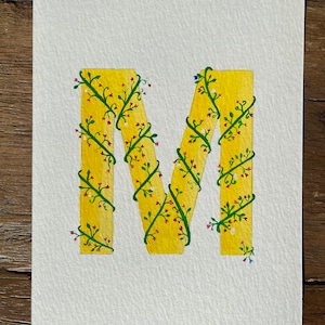 Arte de letras pintado a mano