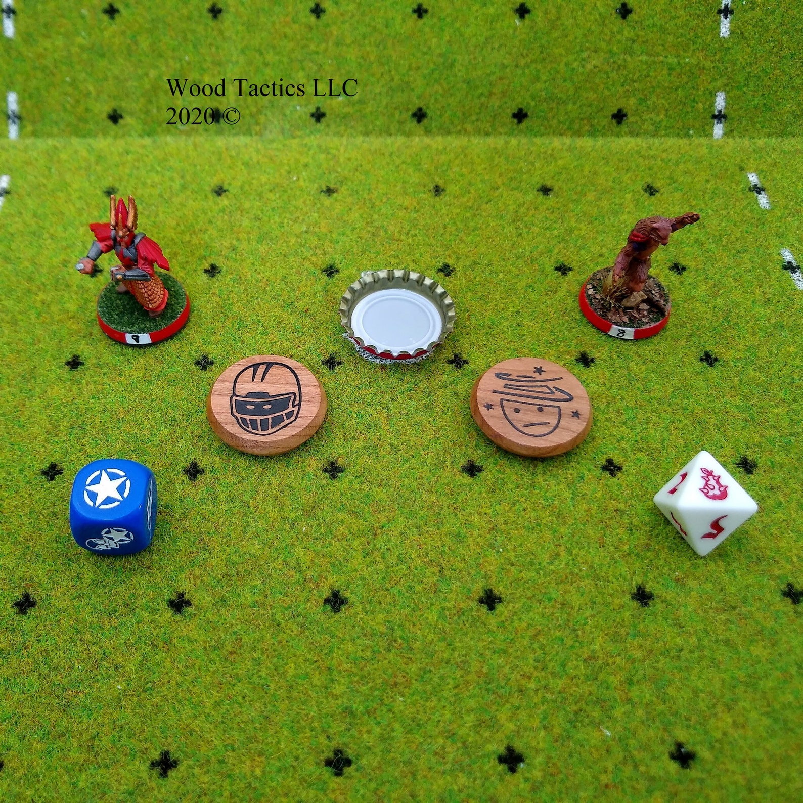 Blood Bowl Prone/stunned Token/marker - Etsy Sweden