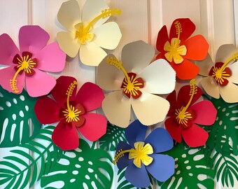 Download Hibiscus Paper Flower Etsy