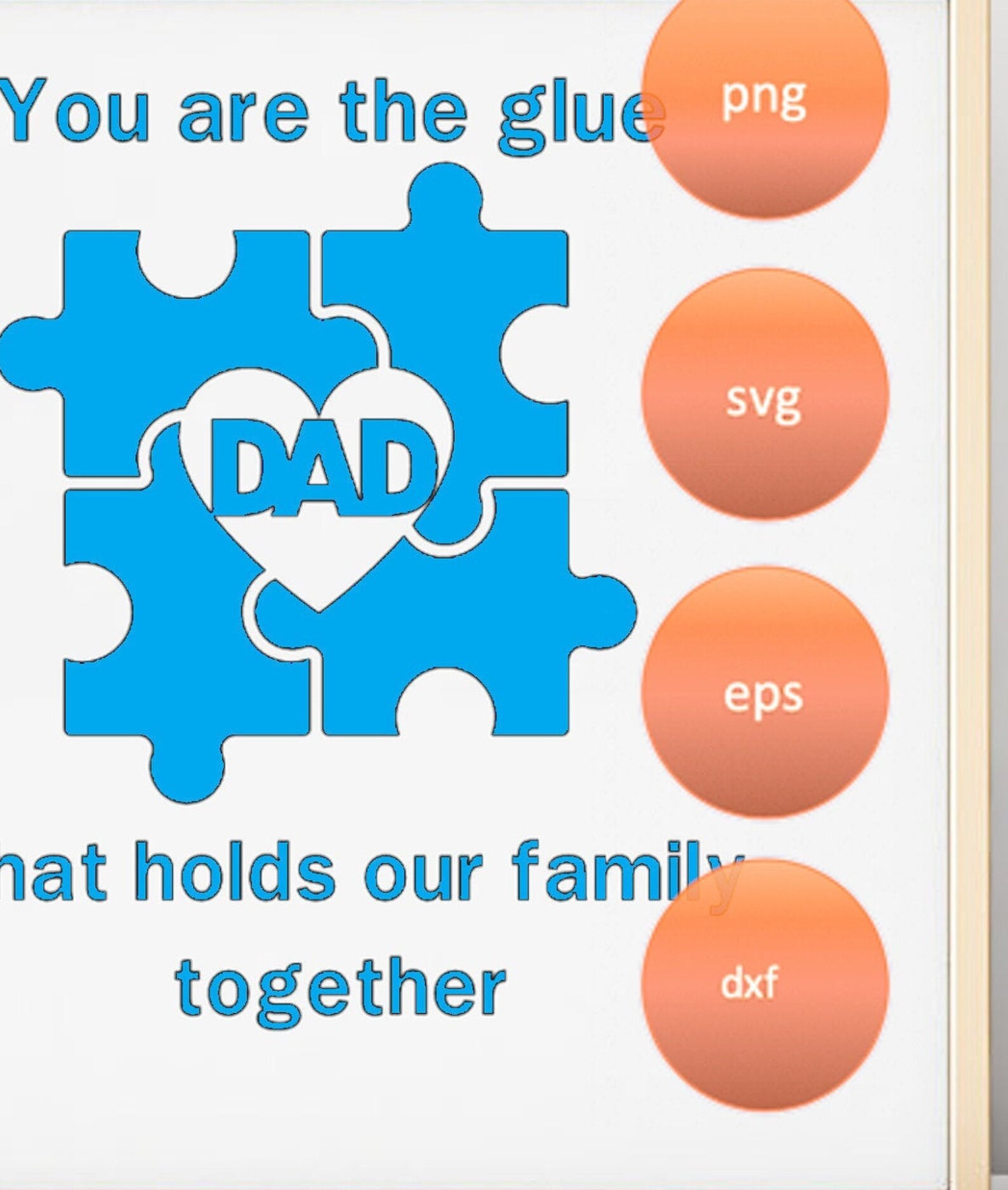 You Are the Glue That Holds Our Family Together Svg and Png | Etsy