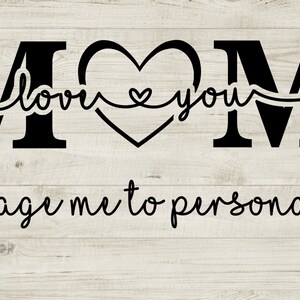Mom sign svg/Mom personalized svg/Mothers day SVG/MOM sign Svg, Png, Eps, Dxf/MOM sign svg/Mom sign kids names svg/Mom sign svg