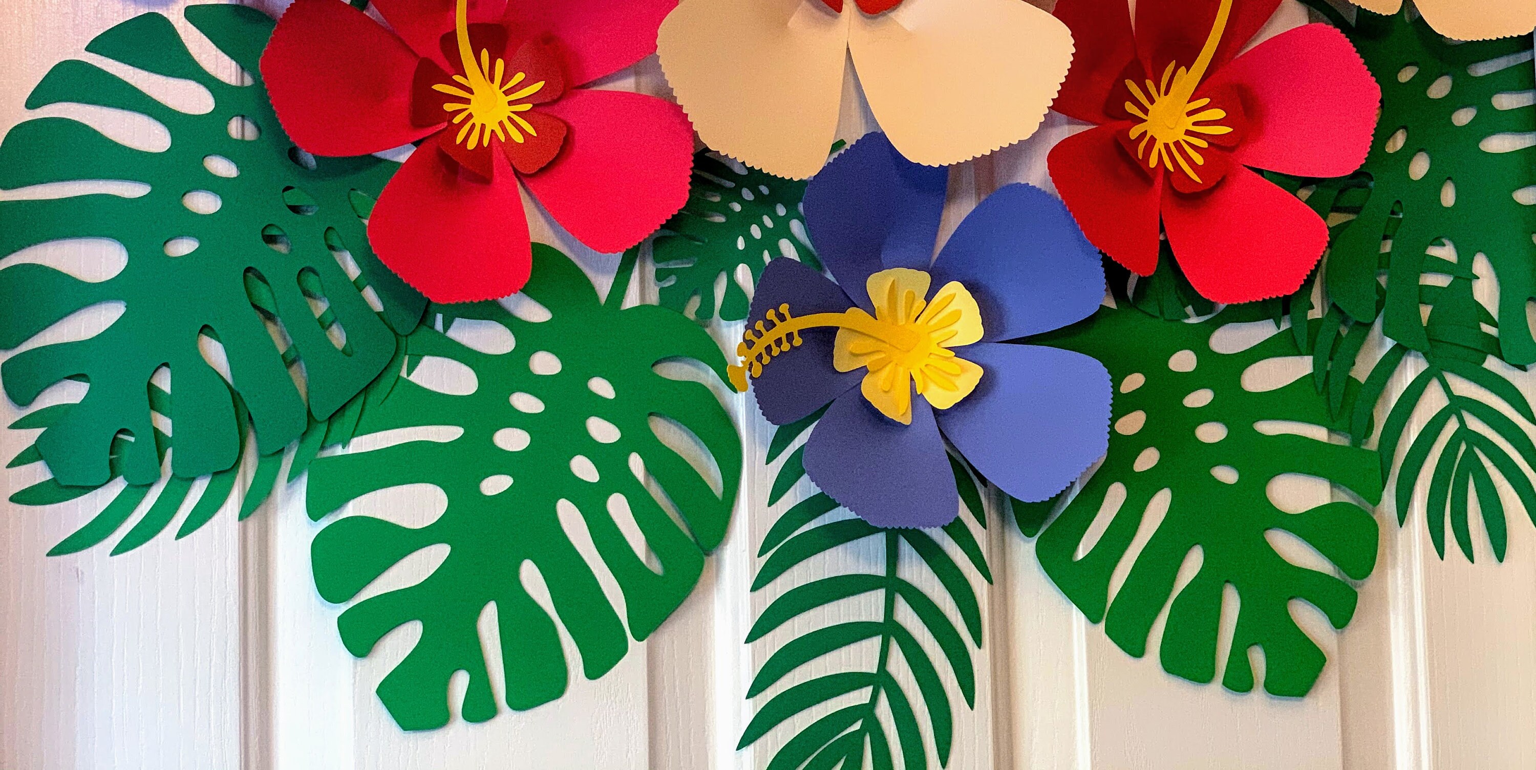 Free Free 344 Tropical Flower Leaves Svg SVG PNG EPS DXF File