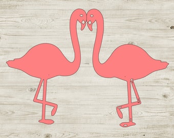 Flamingo SVG - Fenicottero estivo/Fenicottero Rosa svg/Twin Flamingo svg/png/dxf/eps/aloha flamingo svg/Flamingo digital svg/stand tall flamingo