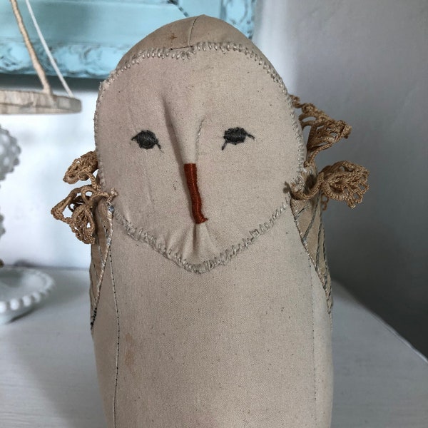 Vintage Stuffed Barn Owl