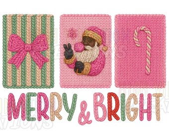 PNG de Papá Noel rosa retro / Imágenes prediseñadas navideñas femeninas (descarga digital)