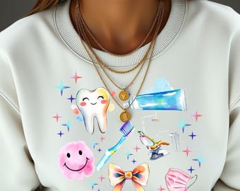 Dental Worker SVG: Funny Tooth Graphic for Cricut, Sublimation (Digital Design File)