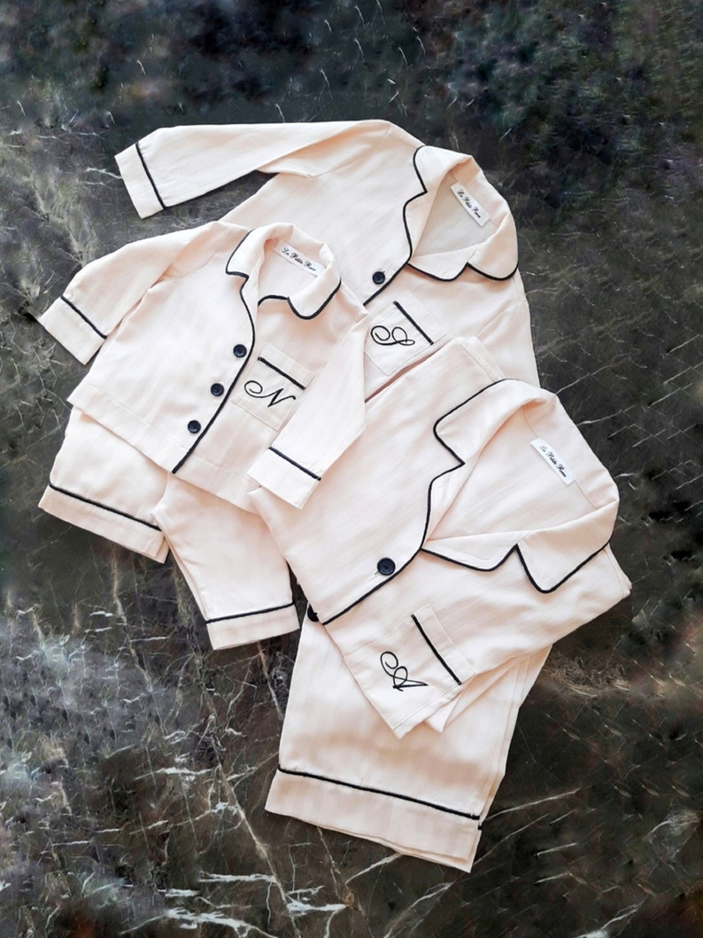 Mom and Newborn Matching Pajamas Personalized Matching Etsy