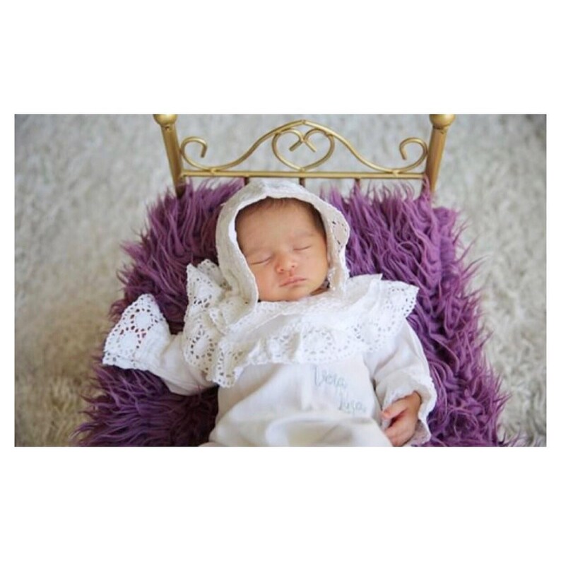 Newborn Lace Outfit Newborn Photo Props Girl Baby Girl Coming Home From Hospital Outfit Newborn Props Newborn Lace Personalized Outfit