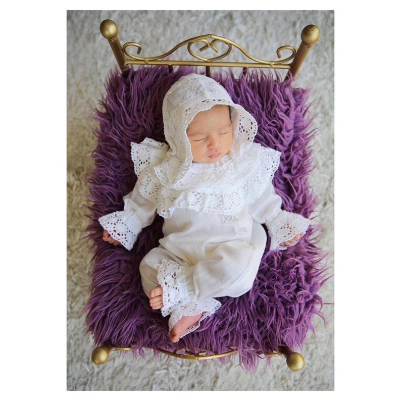 Newborn Lace Outfit Newborn Photo Props Girl Baby Girl Coming Home From Hospital Outfit Newborn Props Newborn Lace Personalized Outfit