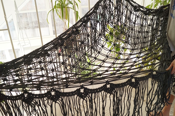 Large Macrame Hammockboho Hanging Hammockswing Hammock Etsy