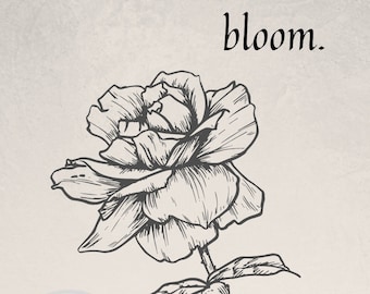 Serie Botánica / Floración / Descarga imprimible / Arte Interior