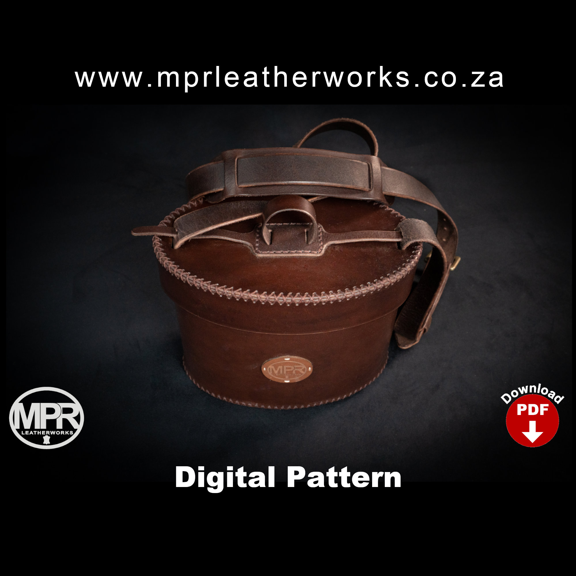 Barrel Bag Digital Pattern - MPR Leatherworks