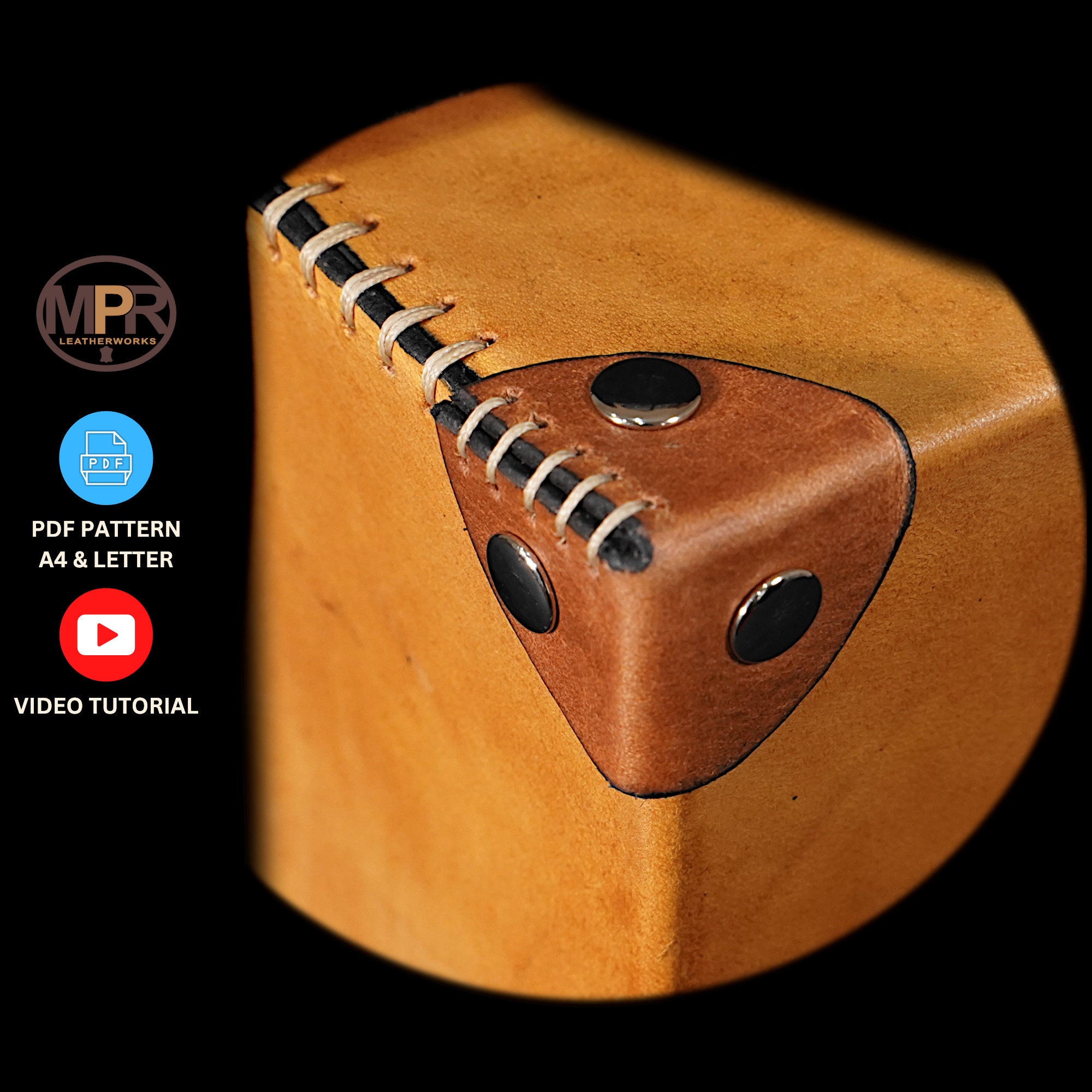 Chess Box Leather Pattern A4 and Letter: Leather Box to Keep Your ...