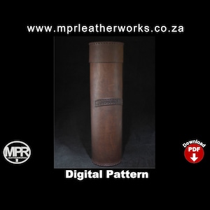 Leather bottle cover: Standard cover Wine bottles Leather sleeves Leather DYI Digital download Pattern set