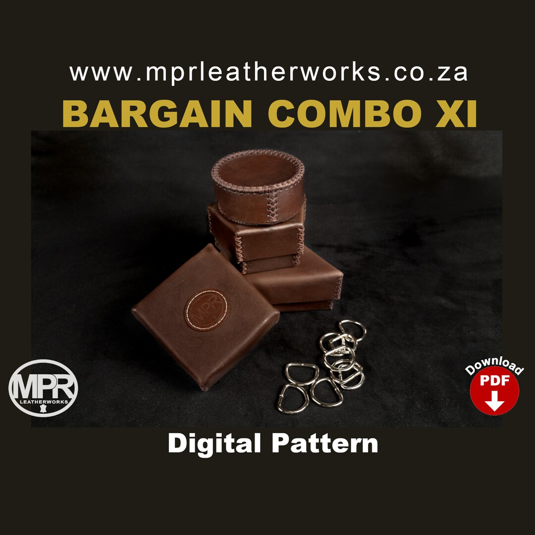 Bargain Combo XI: Gift Boxes Combo 4-in-1 - Leather Craft Patterns ...