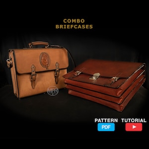 Maletín combinado: bolso de cuero 2 en 1, bolso para computadora portátil, bolso escolar de cuero, bolso para computadora portátil plegable de cuero
