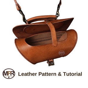 Catherine Bag: PDF Pattern for Leather Shoulder Bag | Letter & A4 | DIY ...