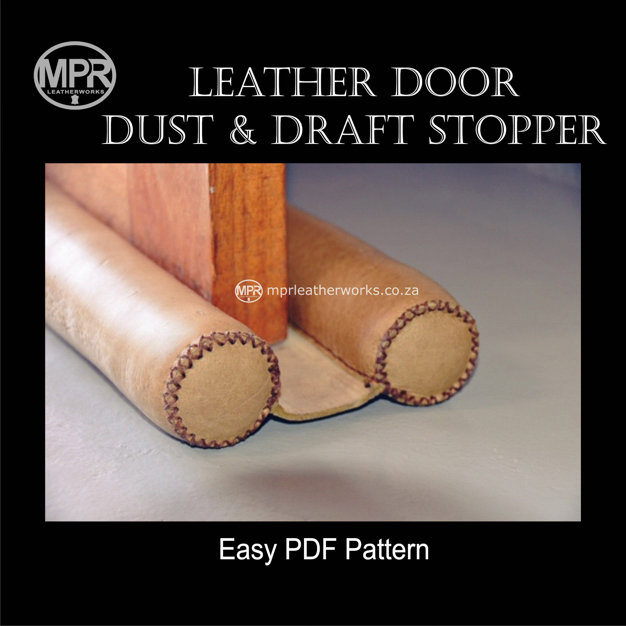 Door-keeper Leather Pattern: Leather Door Stopper Leather Draft Stopper  Leather Dust Stopper Instant Digital PDF Download 