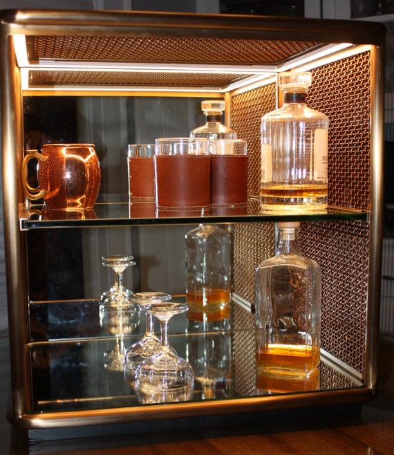 Table top bar cabinet deals