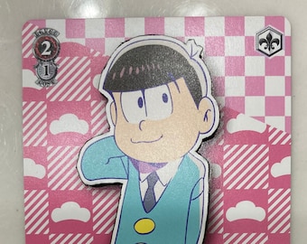 3D geschnitten Osomatsu-San/Mr.Osomatsu Geschwister Karten - Todomatsu Matsuno