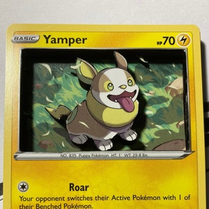 3D Pokemon Card- Yamper 73/202 - Etsy 3D Pokemon Card- Yamper 73/202 - Etsy