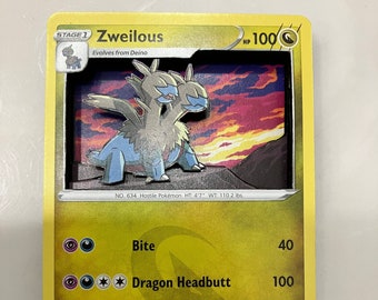 pokemon zweilous card 95/124 Zweilous (Mega Rising #156/331, 2-Diamonds)