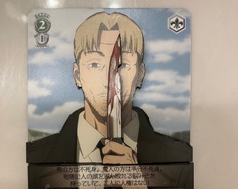 Kundenspezifische 3D-Schnitt-Bushiroad Weiss Schwarz Chainsaw Man / チェンソーマンCSM Cards - Kishibe