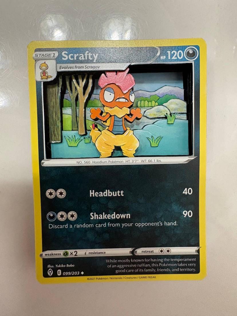 pokemon scrafty card Shop Rare & Individual Pokémon Cards | Your Ultimate Pokémon TCG Store main image 1