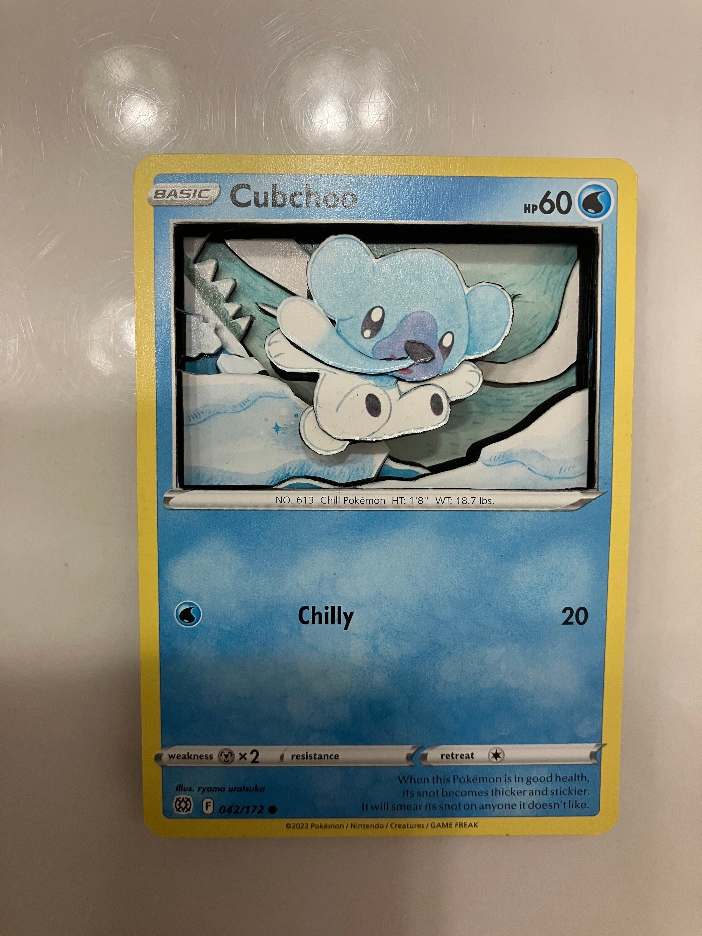 Custom Altered PKMN TCG Trading Cards 3D Pokemon Card - Cubchoo - 042/172 SWSH Sword & Shield: Brilliant Stars Singles Set - Etsy Custom Altered PKMN TCG Trading Cards 3D Pokemon Card - Cubchoo - 042/172 SWSH Sword & Shield: Brilliant Stars Singles Set - Etsy
