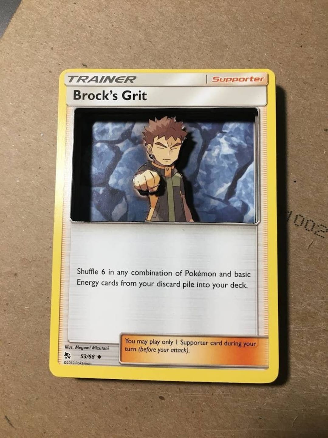 brock's grit pokemon card - Sun & Moon - Team Up - (Full Art) All cards will be carefully packed for safe transit Pokemon Trading Card TCG Brock's