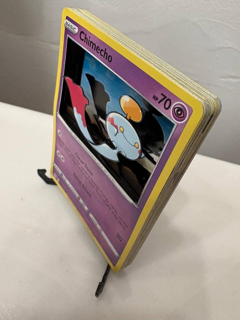 Custom Altered PKMN TCG 3D Pokemon Card - Chimecho - 063/172 Scarlet ...