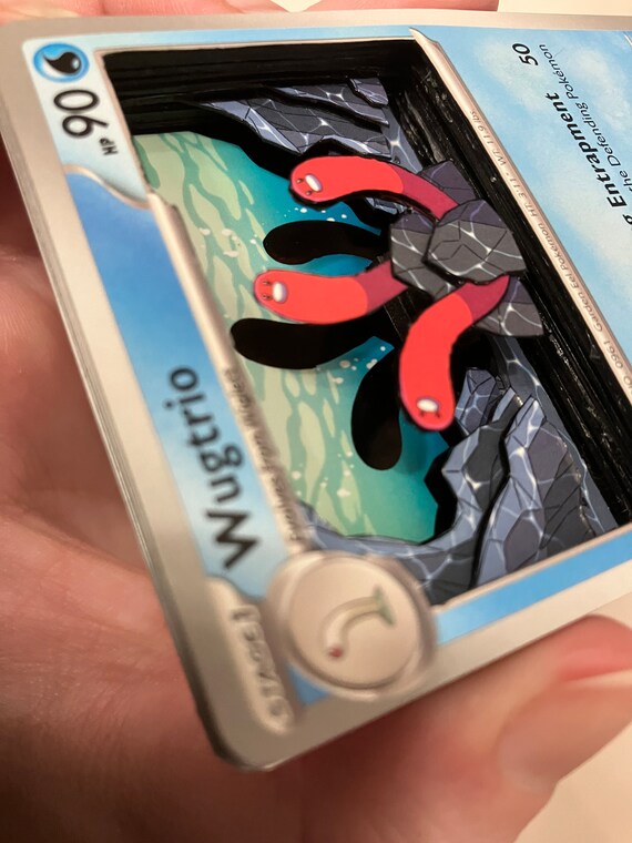 Custom Altered PKMN TCG Trading Cards 3D Pokemon Card - Wugtrio 059/197  Obsidian Flames Singles Set - Etsy