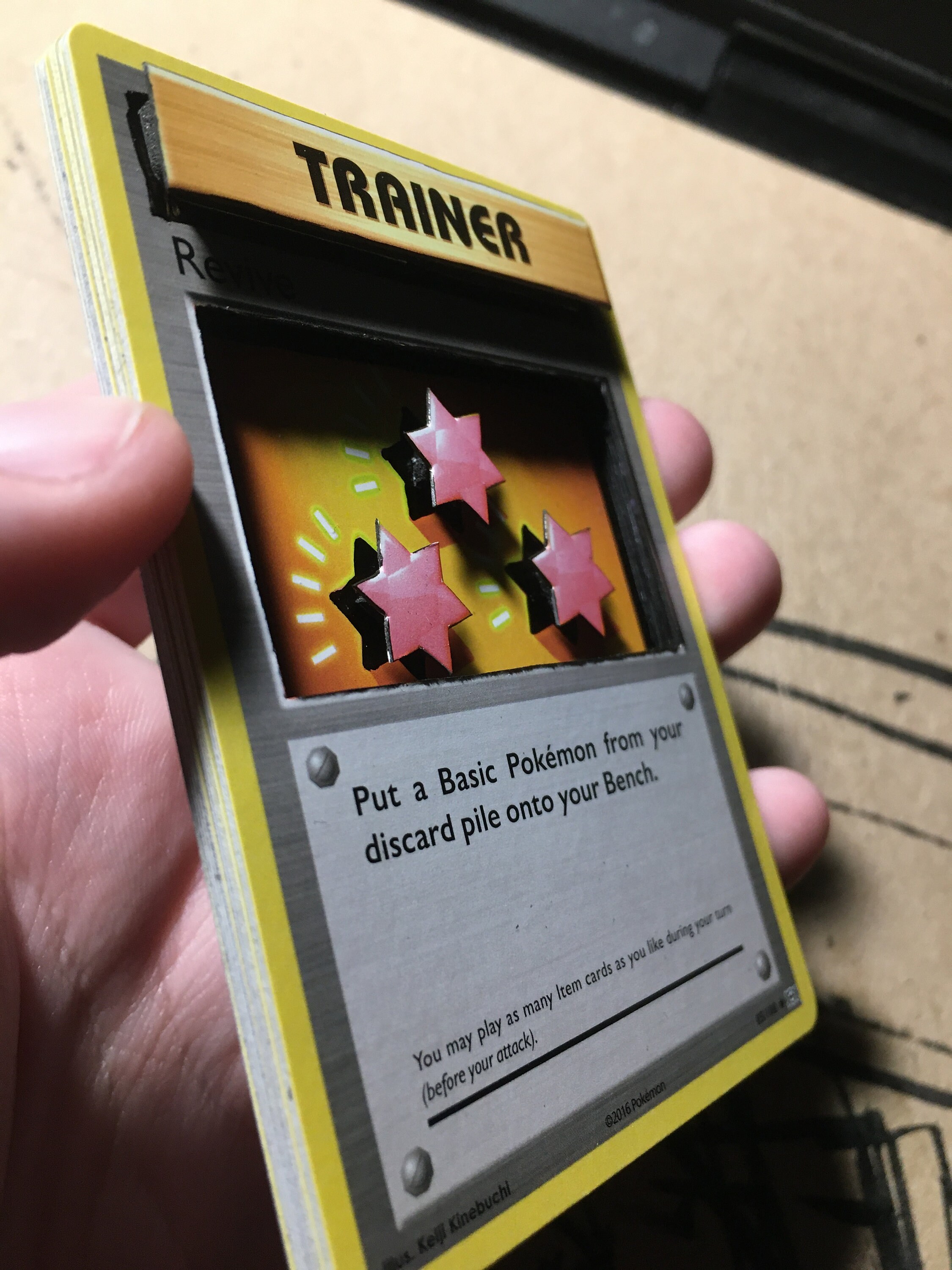 Custom Altered PKMN TCG Trading Cards 3D Pokemon Card - Revive 85/108 XY  Evolutions Singles Set - Etsy