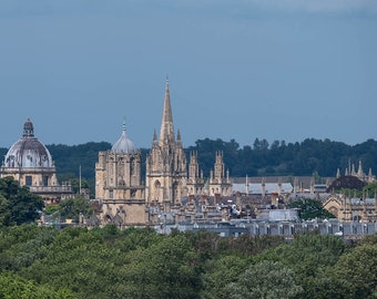 Oxford-panorama, kunstafdruk, cadeau