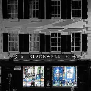 Blackwell&#39;s Bookshop  Oxford, art print, gift